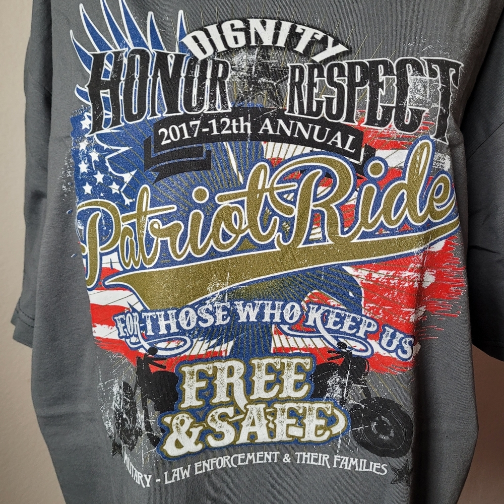 2017 Patriot Ride T-Shirt - Picture 8 of 8